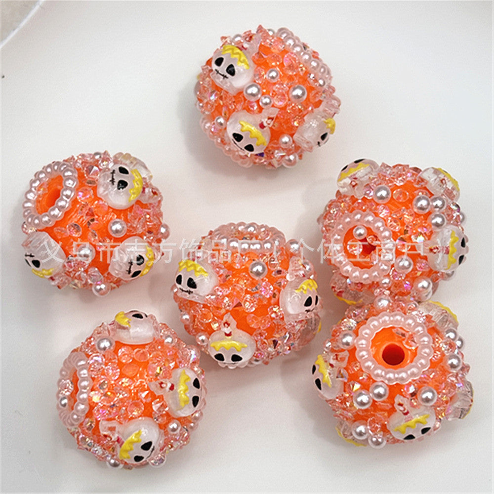 Wholesale 30pcs/pack flower ball DIY beaded